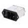 Connector: AC supply | socket | male | 1A | 250VAC | C14 (E),shielded image 2