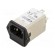 Connector: AC supply | socket | male | 1A | 250VAC | IEC 60320 | C14 (E) image 1
