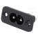 Connector: AC supply | socket | male | 2.5A | 250VAC | IEC 60320 | 28mm image 1