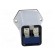 Connector: AC supply | socket | male | 2A | 250VAC | IEC 60320 | C14 (E) image 5