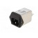 Connector: AC supply | socket | male | 6A | 250VAC | C14 (E) | -25÷85°C image 2