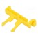 Mounting clamp | DIN rail,snap fastener | Colour: yellow paveikslėlis 2