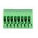 PCB terminal block | angled 45° | 2.5mm | ways: 8 | on PCBs | terminal image 9