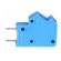 PCB terminal block | angled 45° | 5mm | ways: 1 | on PCBs | 0.5÷2.5mm2 фото 7