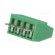 PCB terminal block | angled 90° | 2.54mm | ways: 4 | on PCBs | 500um2 image 6