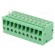 PCB terminal block | angled 90° | 5mm | ways: 1 | on PCBs | 2.5mm2 | 20A image 1