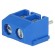 PCB terminal block | angled 90° | 5mm | ways: 2 | on PCBs | 1.5mm2 | blue image 1
