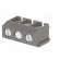 PCB terminal block | angled 90° | 5mm | ways: 3 | on PCBs | 1.5mm2 | grey фото 2