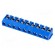 PCB terminal block | angled 90° | 5mm | ways: 9 | on PCBs | 1.5mm2 | blue фото 1
