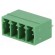 Pluggable terminal block | 3.5mm | ways: 4 | straight | socket | male image 1