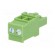 Pluggable terminal block | 5.08mm | ways: 2 | angled 90° | plug | green фото 2