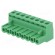 Pluggable terminal block | 5.08mm | ways: 8 | straight | plug | female image 1