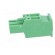 Pluggable terminal block | 5mm | ways: 2 | angled | plug | female | green image 3