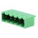 Pluggable terminal block | 5mm | ways: 5 | straight | socket | male image 1