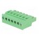Pluggable terminal block | 5mm | ways: 7 | angled | plug | female | green image 2
