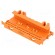Mounting clamp | 221 | for DIN rail mounting | orange image 1