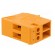Splice terminal: transformer | ways: 2 | 0.2÷6mm2 | orange | 690V | 38A image 4