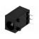 Socket | DC supply | male | 3,5/1,3mm | MINI | THT | 1A | 12VDC | angled 90° image 1