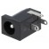 Socket | DC supply | male | 5,5/2,5mm | 5.5mm | 2.5mm | THT | angled 90° image 1