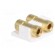 Connector: PCB to PCB | PIN: 2 | gold-plated | SMT | female | on PCBs image 4