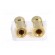 Connector: PCB to PCB | PIN: 2 | gold-plated | SMT | female | on PCBs image 5