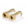 Connector: PCB to PCB | PIN: 2 | gold-plated | SMT | female | on PCBs image 6