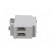 Splice terminal: rail | for DIN rail mounting | spring clamp | grey image 7