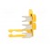Comb bridge | ways: 3 | yellow | Width: 8mm | SNK | Ht: 24.6mm | -55÷110°C image 3