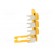 Comb bridge | ways: 4 | yellow | Width: 8mm | SNK | Ht: 24.6mm | -55÷110°C paveikslėlis 3