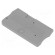 End plate | grey | Width: 2.2mm | Ht: 24.3mm | L: 45mm фото 1