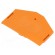 End/partition plate | orange | 280 | 2.5x36.5x50.5mm | 280-6 image 1