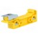 Mounting adapter | yellow | DIN | Width: 11mm | polyamide | TS35 image 1