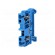 Splice terminal: rail | 0.08÷2.5mm2 | ways: 1 | terminals: 2 | blue фото 1