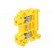 Splice terminal: rail | 0.5÷6mm2 | ways: 1 | terminals: 2 | yellow | TS35 image 1