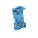 Splice terminal: rail | 2.5mm2 | ways: 1 | terminals: 2 | blue | wemid фото 3