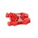 Splice terminal: rail | 4mm2 | ways: 1 | terminals: 2 | red | Width: 6.1mm image 7