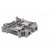 Splice terminal: rail | 0.2÷6mm2 | ways: 1 | terminals: 2 | grey | PC image 8