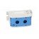 Splice terminal: rail | 300mm2 | ways: 1 | terminals: 2 | blue | STB | TS35 image 9