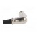 Plug | XLR | female | PIN: 3 | angled 90° | for cable | soldering | silver фото 5