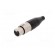 Plug | XLR | female | PIN: 4 | straight | for cable | soldering | tinned image 2