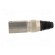 Plug | XLR | male | PIN: 3 | straight | for cable | soldering | 16A | 14AWG image 1