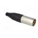 Plug | XLR | male | PIN: 3 | straight | for cable | soldering | gold-plated paveikslėlis 8