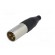 Plug | XLR | male | PIN: 3 | straight | for cable | soldering | gold-plated image 2