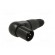 Plug | XLR | male | PIN: 3 | angled 90° | for cable | soldering | black image 8