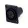 Socket | XLR | female | PIN: 3 | angled 90° | for panel mounting,screw фото 1