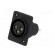 Socket | XLR | female | PIN: 3 | for panel mounting,screw | soldering image 2