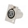 Socket | XLR | female | PIN: 3 | with push button | soldering | silver paveikslėlis 1