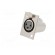 Socket | XLR | female | PIN: 3 | with push button | soldering | silver paveikslėlis 2