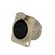 Socket | XLR | female | PIN: 5 | flange (2 holes),for panel mounting image 2