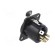 Socket | XLR | female | PIN: 5 | with push button | soldering | black image 4